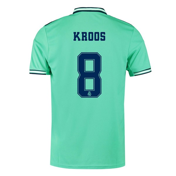 Camiseta Real Madrid NO.8 Kroos 3ª Kit 2019 2020 Verde